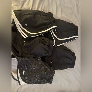 Nike Black and White Athletic Shorts Collection